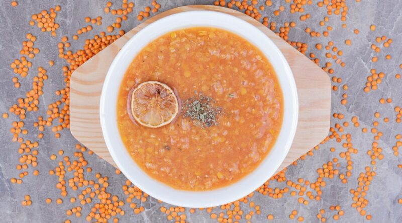 Un dahl de lentilles corail